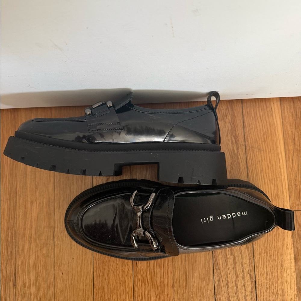 Black Loafers with Chunky Sole - Picture 3 of 3
